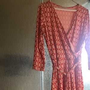 Hawthorn faux wrap dress